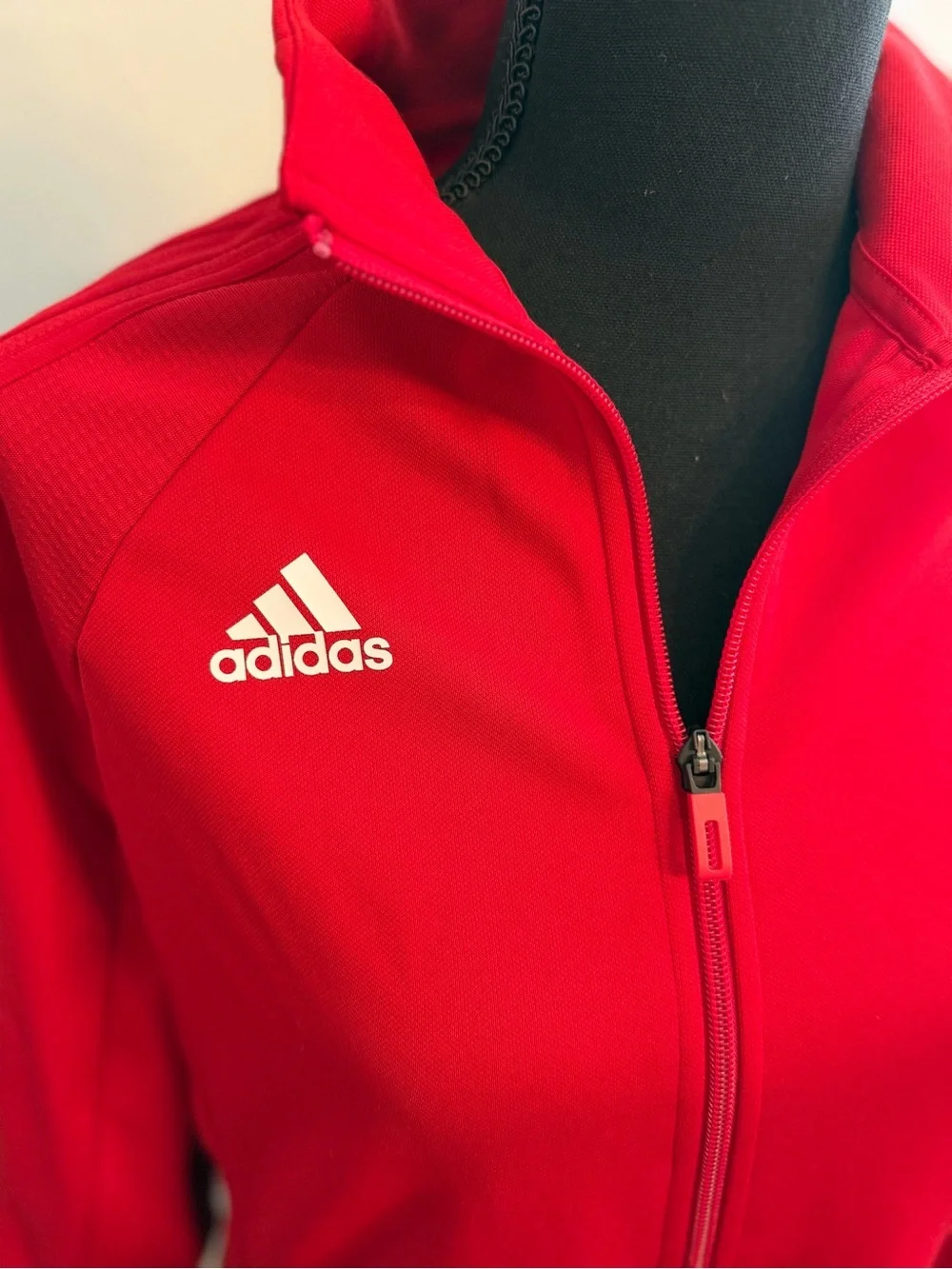Adidas Red Athletic Jacket with Logo Youth Size 12-14